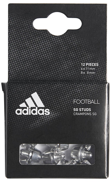 Алюмінієві шипи Adidas Teamwear Sg FJ6352 для футбольних бутсів 12 шт (4062052574003) - зображення 1