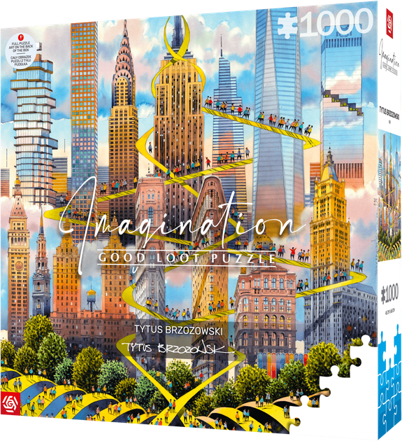 Puzzle GOOD LOOT Imagination Tytus Brzozowski New York 1000 elementów (5908305247999) - obraz 2