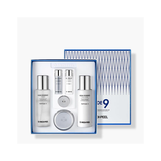 Набір омолоджуючих засобів для обличчя з пептидами Medi-Peel Peptide 9 Skin Care Special Set 6 одиниць 250 мл+30 мл+250 мл+30 мл+50 г+10 г - Фото 3 Набір омолоджуючих засобів для обличчя з пептидами Medi-Peel Peptide 9 Skin Care Special Set 6 одиниць 250 мл+30 мл+250 мл+30 мл+50 г+10 г - зображення 3