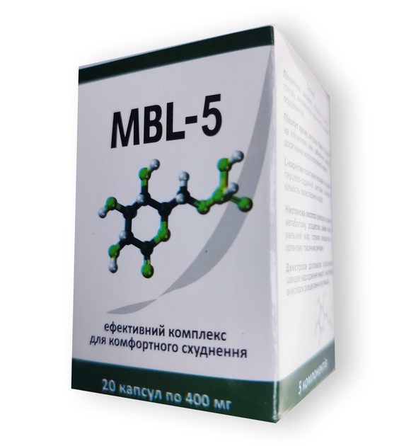 MBL-5 - Капсулі для інтенсивного схуднення (МБЛ-5) арт. 1097 - зображення 1