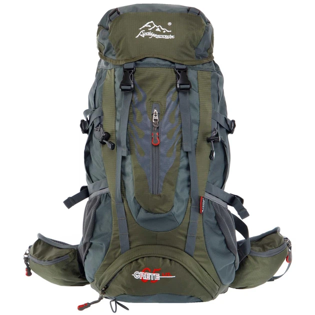 Рюкзак туристический с каркасной спинкой Arctic Mountain G33-1 объем 30 литров Grey-Olive - изображение 2
