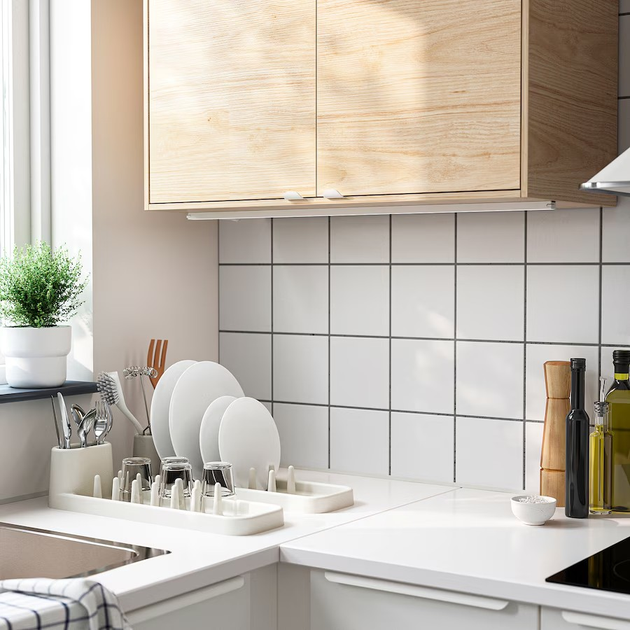 Сушилка для посуды IKEA Stämling 705.659.48 11х48х15 см Кремовый - изображение 2
