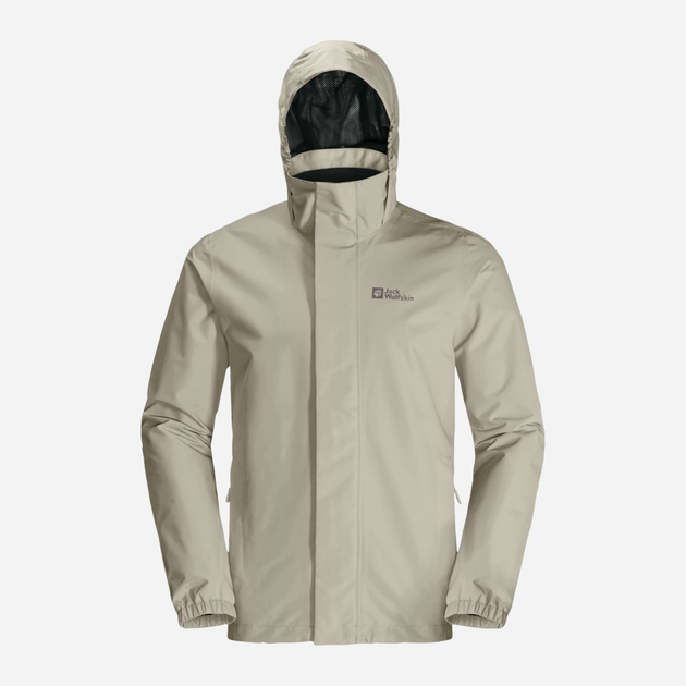 Вітровка чоловіча Jack Wolfskin Stormy Point 2L Jkt M 1111142_A0029 L Бежева (4064886341257) - зображення 2