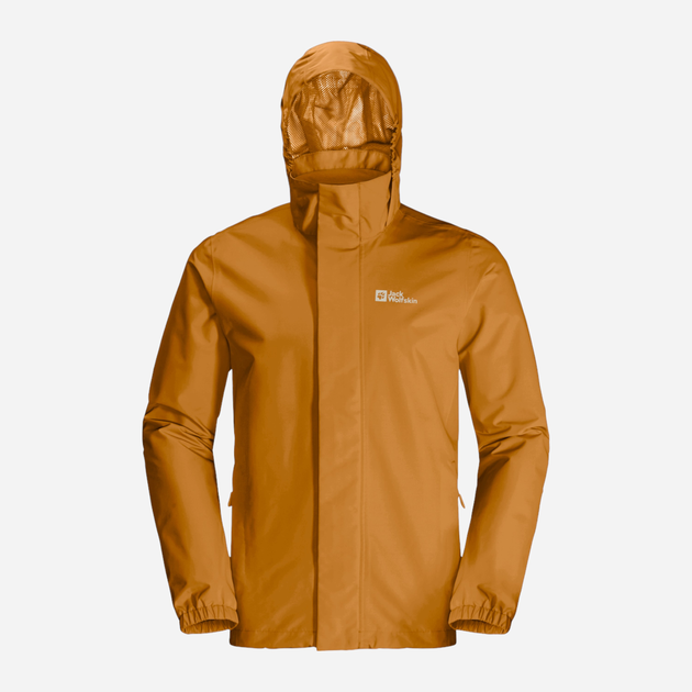 Вітровка чоловіча Jack Wolfskin Stormy Point 2L Jkt M 1111142_M0043 2XL Помаранчева (4064886342629) - зображення 2