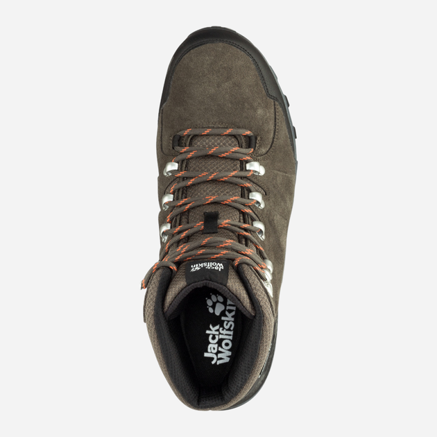 Чоловічі черевики для трекінгу з мембраною Jack Wolfskin Refugio Texapore Mid M 4049841_4287 41 Хакі (4060477907475) - зображення 5
