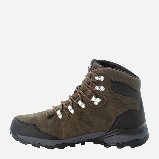 Buty trekkingowe męskie Jack Wolfskin Refugio Texapore Mid M 4049841_4287 48 Khaki (4060477907581) - obraz 3