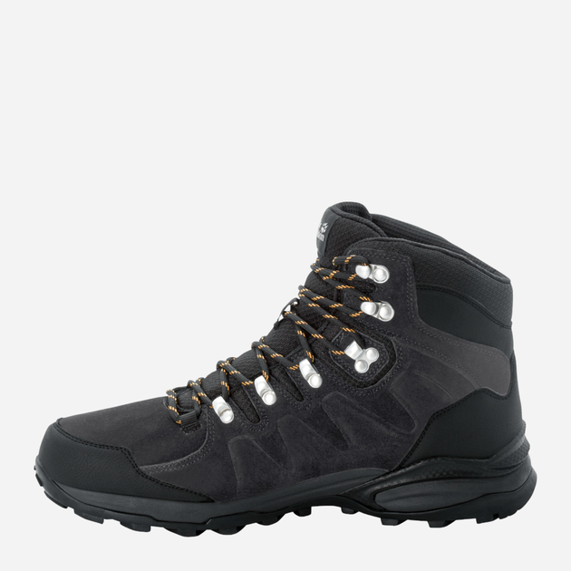 Buty trekkingowe męskie Jack Wolfskin Refugio Texapore Mid M 4049841_6357 47 Ciemnoszare (4060477908014) - obraz 3