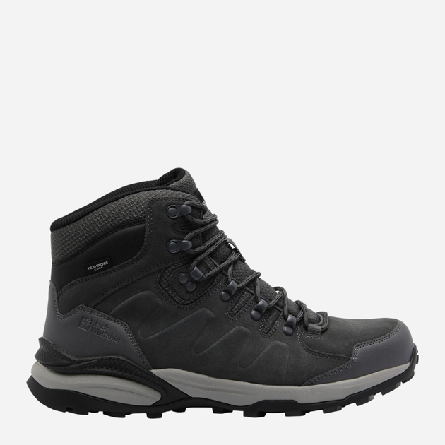 Buty trekkingowe męskie Jack Wolfskin Refugio Texapore Mid M 4049841_6945 42.5 Czarne (4064886366434) - obraz 1