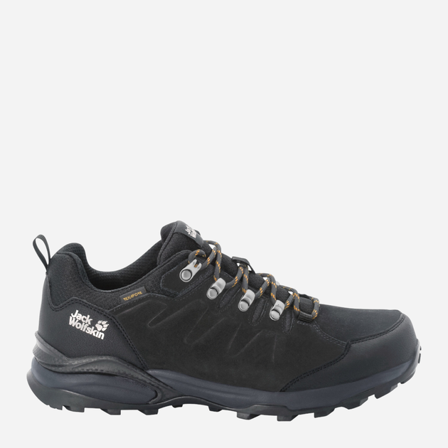 Buty sportowe trekkingowe męskie z membraną Jack Wolfskin Refugio Texapore Low M 4049851_6357 45 Ciemnoszare (4060477908588) - obraz 1