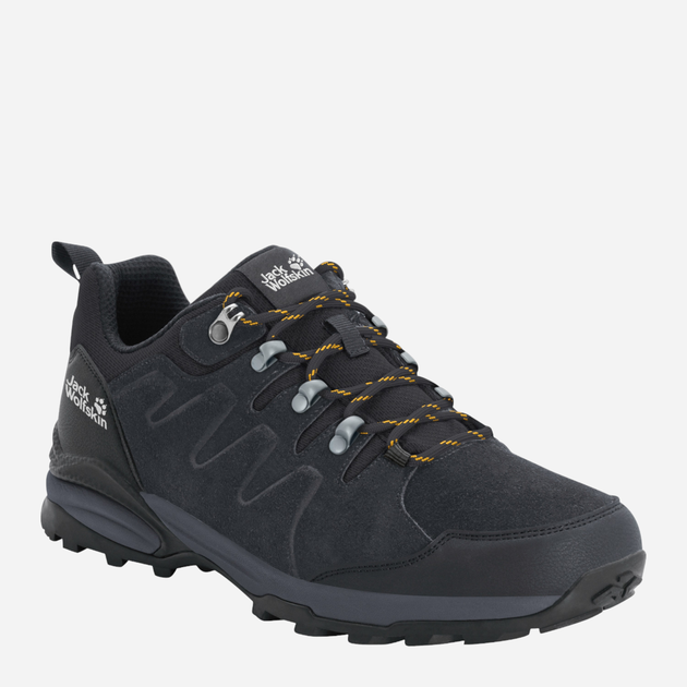 Buty sportowe trekkingowe męskie z membraną Jack Wolfskin Refugio Texapore Low M 4049851_6357 45 Ciemnoszare (4060477908588) - obraz 2