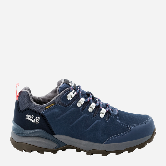 Buty sportowe trekkingowe damskie z membraną Jack Wolfskin Refugio Texapore Low W 4050821_1199 36 Granatowe (4060477908649) - obraz 1