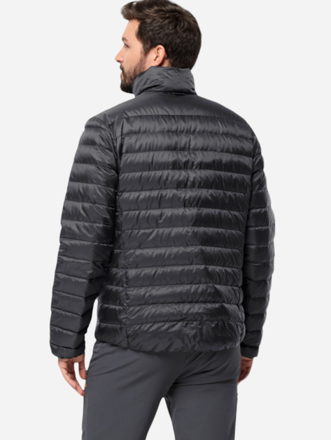 Пуховик двосторонній короткий чоловічий Jack Wolfskin Pilvi Down Jkt M 1207701_6000 XL Чорний (4064993896602) - зображення 2