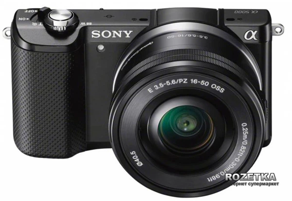 Фотоаппарат Sony Alpha 5000 16-50mm Kit Black (ILCE5000LB.CEC