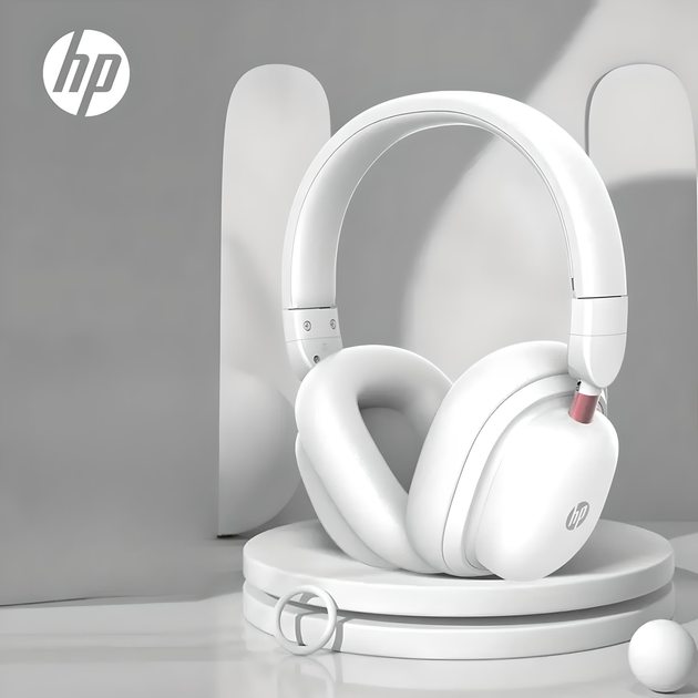 Навушники HP H231R бездротові з вбудованим мікрофоном, легка вага, білий - зображення 3