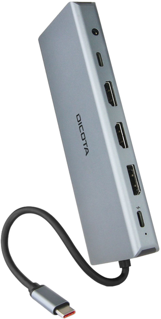 Stacja dokująca Dicota D32065 13 w 1 4K HDMI/DP PD 100 W (7640239421424) - obraz 3
