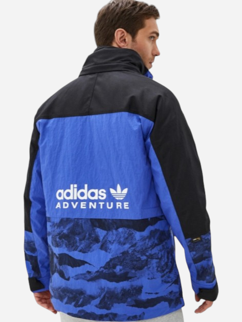 Куртка зимова чоловіча Adidas Aop Outdoor Jkt H13578 XL Синя з чорним (4064055112565) - зображення 2