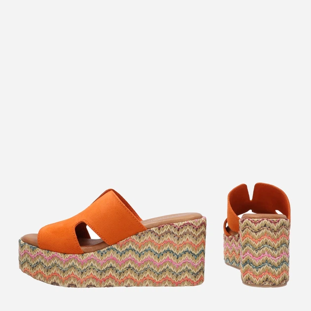 Жіночі шльопанці Venezia 3476 CAM 38 25 см Помаранчеві (5906140458860) - зображення 3