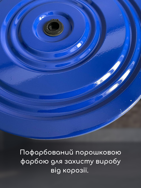 Диск здоровье грация для фитнеса гимнастический тренажер для талии спортивный напольный круг здоровья металлический для похудения Hechpro синий ТБ5687 - изображение 7