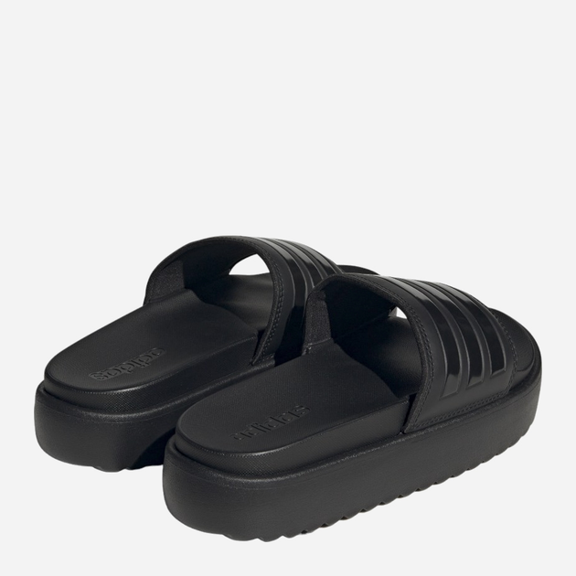 Жіночі шльопанці adidas Adilette Platform HQ6179 40.5 Чорні (4066747183778) - зображення 4