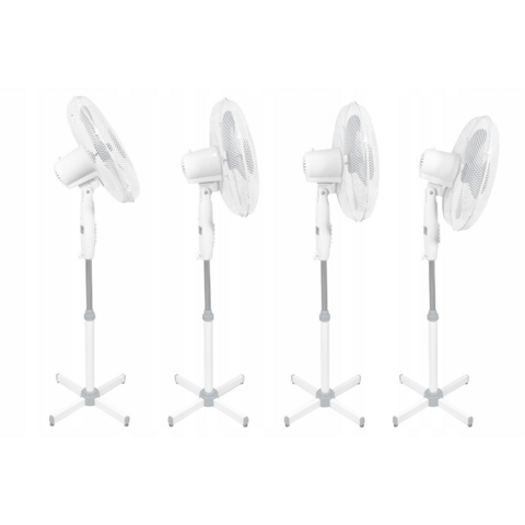 Вентилятор підлоговий Esperanza EHF001WE Hurricane white/gray 40 cm - изображение 3