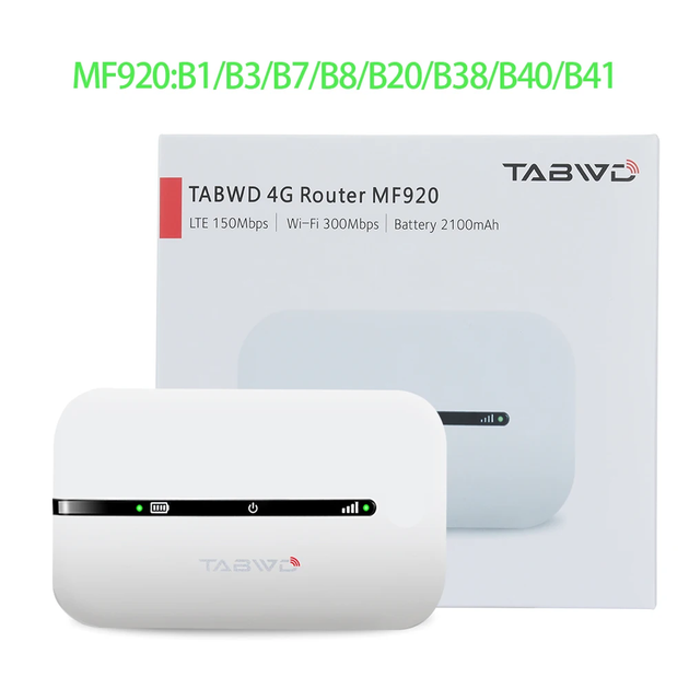 Аккумуляторный беспроводной роутер модем маршрутизатор для SIM-карт 4G LTE с Wi-Fi 150Mbps 3G (477873-Prob) Белый - изображение 3