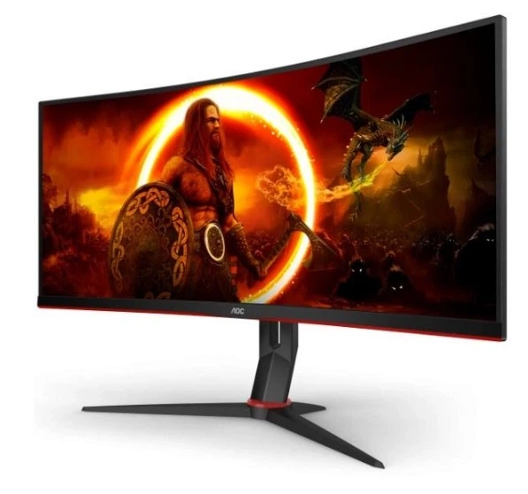 Монітор 34" AOC CU34G2XP/BK Black Red (6967059) - изображение 6