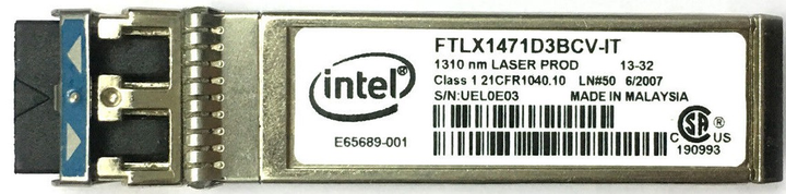 SFP модуль Intel 10 Gbps SFP+ LR (E10GSFPLR) - зображення 2