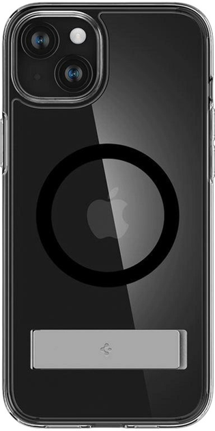 Панель Spigen Ultra Hybrid S для iPhone 15 з MagSafe Transparent/Black (8809896751292) - зображення 1