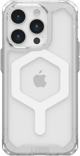 Etui Urban Armor Gear Plyo do iPhone 15 Pro z MagSafe Transparent/White (840283909580) - obraz 1