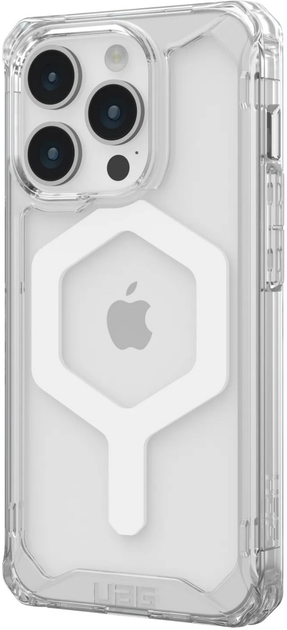 Etui Urban Armor Gear Plyo do iPhone 15 Pro z MagSafe Transparent/White (840283909580) - obraz 2