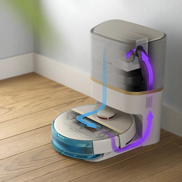 Robot sprzątający Philips Series 7000 Aqua XU7100/02 (8720389020483) - obraz 9
