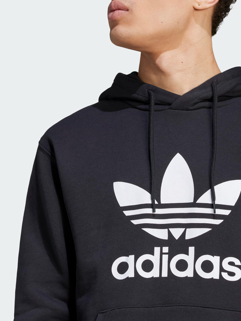 Bluza męska z kapturem z nadrukiem adidas Adicolor Classics Trefoil IM4489 XL Czarna (4066761447009) - obraz 4