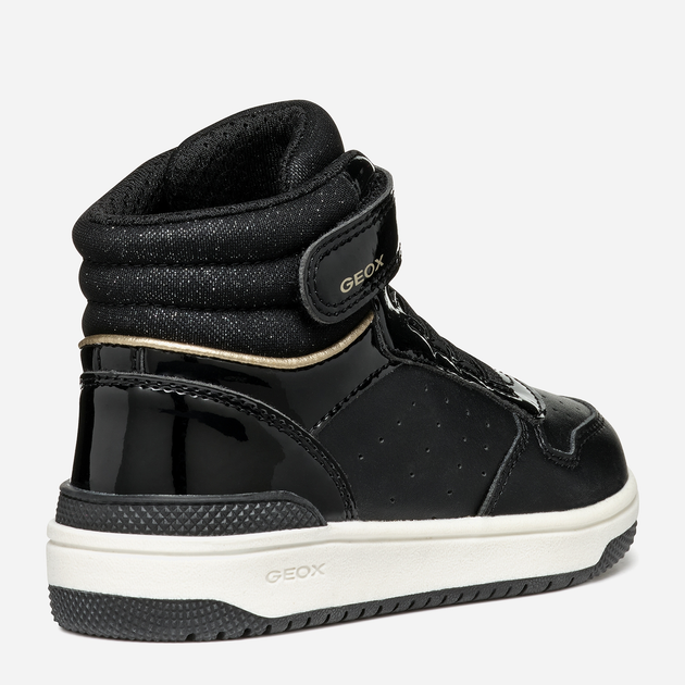 Sneakersy młodzieżowe dla dziewczynki Geox J Washiba Girl J36HXA05402C9999 39 Czarne (8056206871960) - obraz 4