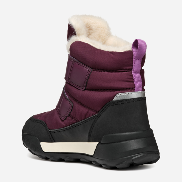 Дитячі зимові чоботи для дівчинки Geox J Trekkyup Girl B Ab J46M7B0FU50C7005 28 Бордові (8056206996311) - зображення 3