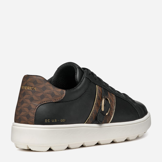 Sneakersy damskie na platformie Geox D Spherica Ecub-1 D46WEA08504C9229 41 Czarne (8056206890251) - obraz 4