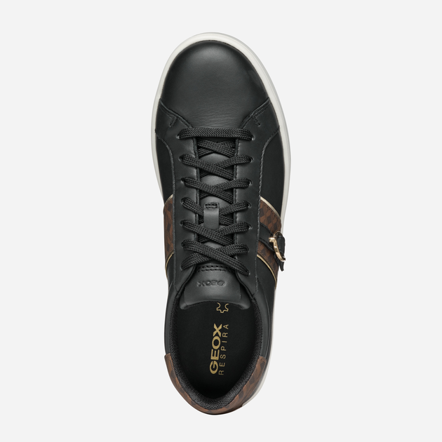 Sneakersy damskie na platformie Geox D Spherica Ecub-1 D46WEA08504C9229 41 Czarne (8056206890251) - obraz 5