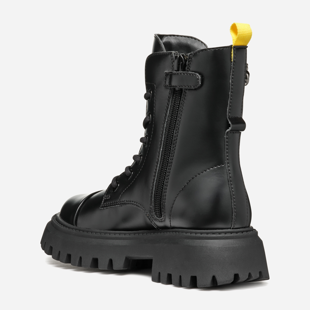 Підліткові демісезонні черевики для дівчинки Geox J Maquinnens Girl J46M6B000CNC9999 38 Чорні (8056206995581) - зображення 3