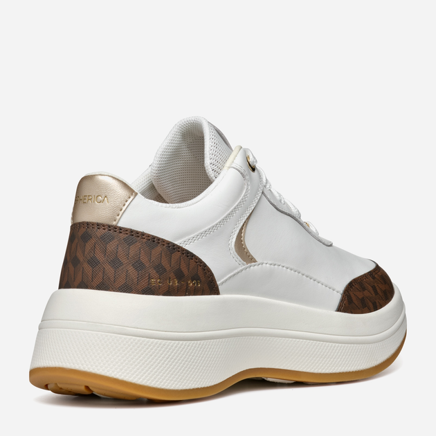 Sneakersy damskie Geox D Spherica Ecub-3 D46WTD08504C0356 37 Białe (8056206856486) - obraz 4