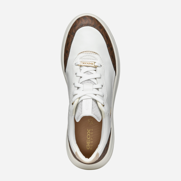 Sneakersy damskie Geox D Spherica Ecub-3 D46WTD08504C0356 40 Białe (8056206959460) - obraz 5