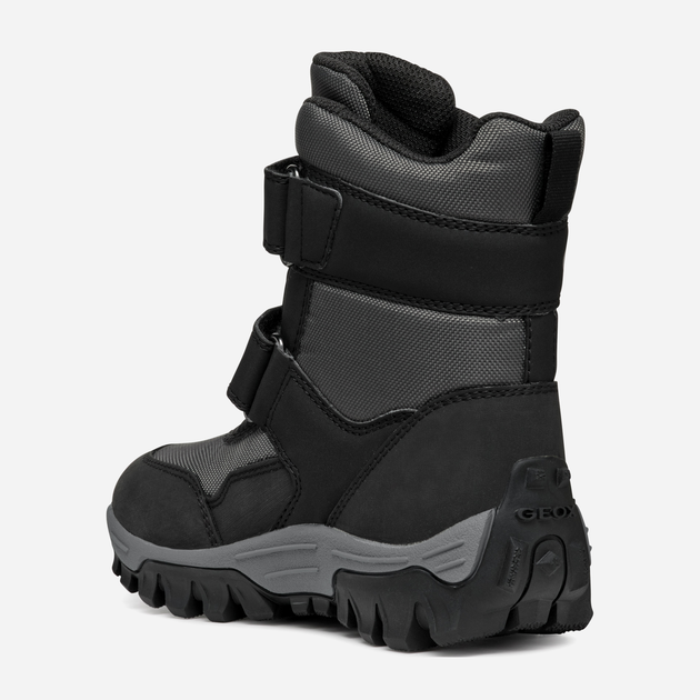 Підліткові чоботи демісезонні для хлопчика Geox J Himalaya Boy B Abx J46FRE0FU50C9211 36 Чорний/Сірий (8056206905818) - зображення 3
