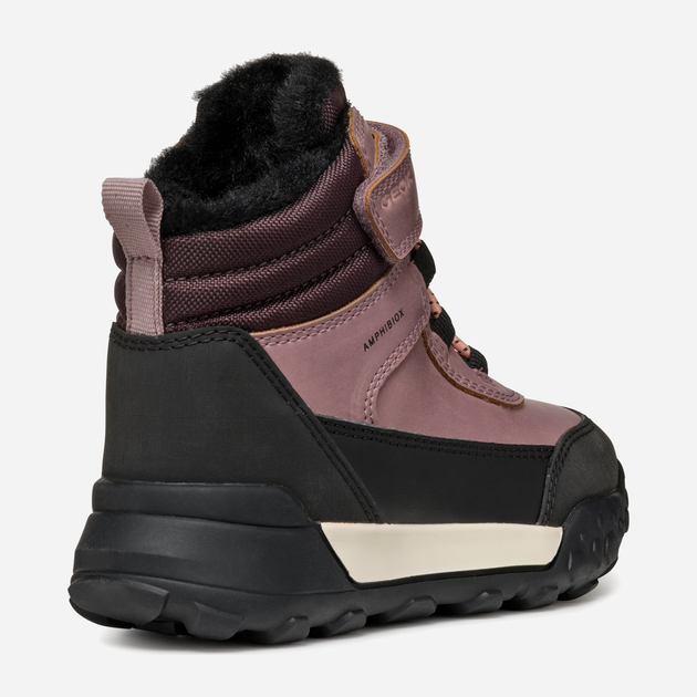 Дитячі зимові чоботи для дівчинки Geox J Trekkyup Girl B Ab J46M7A0MEFUC8007 28 Темно-рожеві (8056206996014) - зображення 4