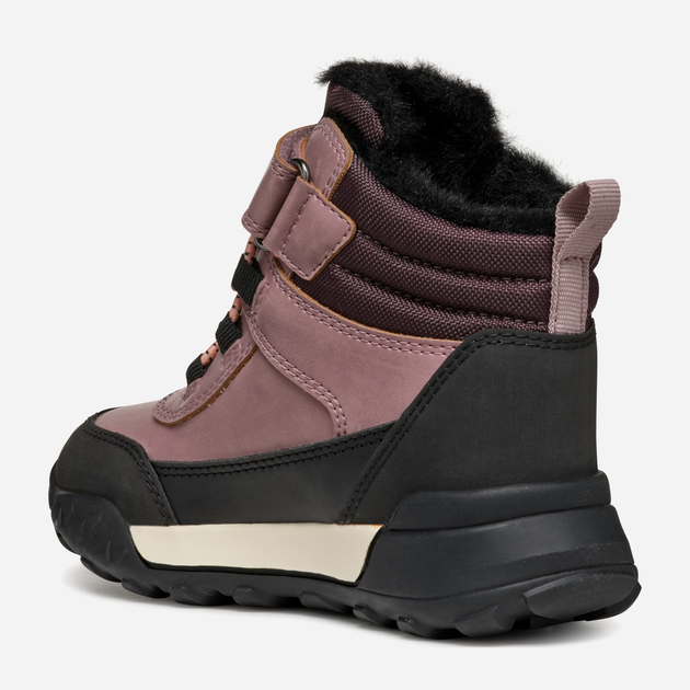 Підліткові зимові чоботи для дівчинки Geox J Trekkyup Girl B Ab J46M7A0MEFUC8007 35 Темно-рожеві (8056206996083) - зображення 3
