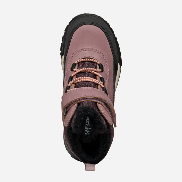 Підліткові зимові чоботи для дівчинки Geox J Trekkyup Girl B Ab J46M7A0MEFUC8007 37 Темно-рожеві (8056206996106) - зображення 5