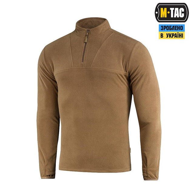 Тактическая кофта M-Tac Delta Fleece Coyote Brown койот 2XL - изображение 1