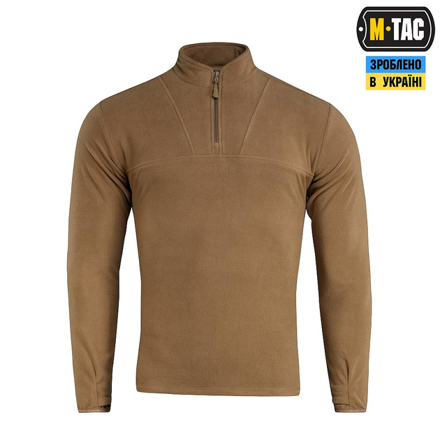 Тактическая кофта M-Tac Delta Fleece Coyote Brown койот 3XL - изображение 2