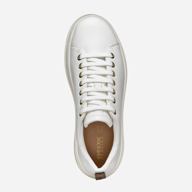 Sneakersy damskie na platformie Geox D Spherica Ecub-2 D46WVA00085C1000 41 Białe (8056206959590) - obraz 5