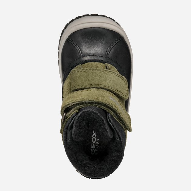 Дитячі зимові чоботи-дутики для хлопчика Geox B Omar Boy Wpf B462DC022FUC0520 26 Чорний/Оливковий (8056206936379) - зображення 5