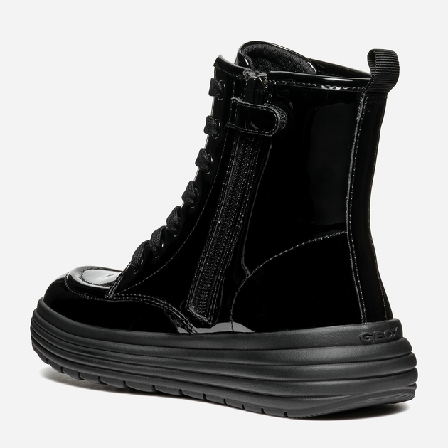 Підліткові демісезонні черевики для дівчинки Geox J Phaolae Girl J46ETA000HHC9999 35 Чорні (8056206926578) - зображення 3