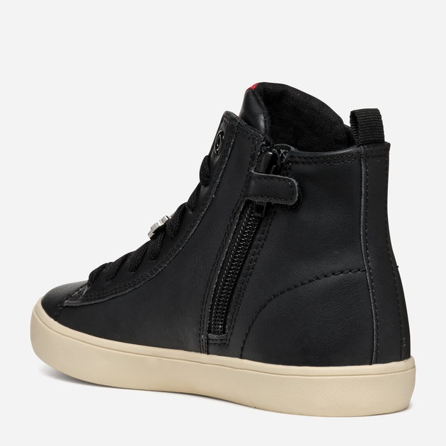 Дитячі кеди для дівчинки Geox J Gisli Girl J464NH000BCC0048 29 Чорні (8056206877689) - зображення 3