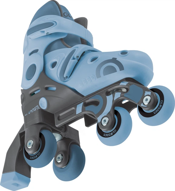 Роликові ковзани Globber 2в1 розмір 30-33 Сіро-сині 783-200 (4895224410959) - зображення 3